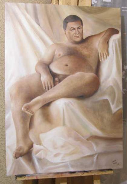 Yanukovych Naked