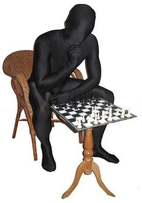 Black Morphsuit Chessboard
