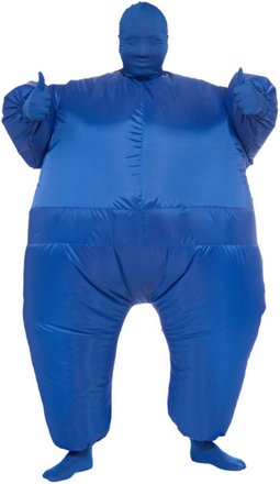 Blue Blow-Up Morphsuit