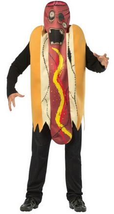 Zombie Hot Dog Halloween Costume